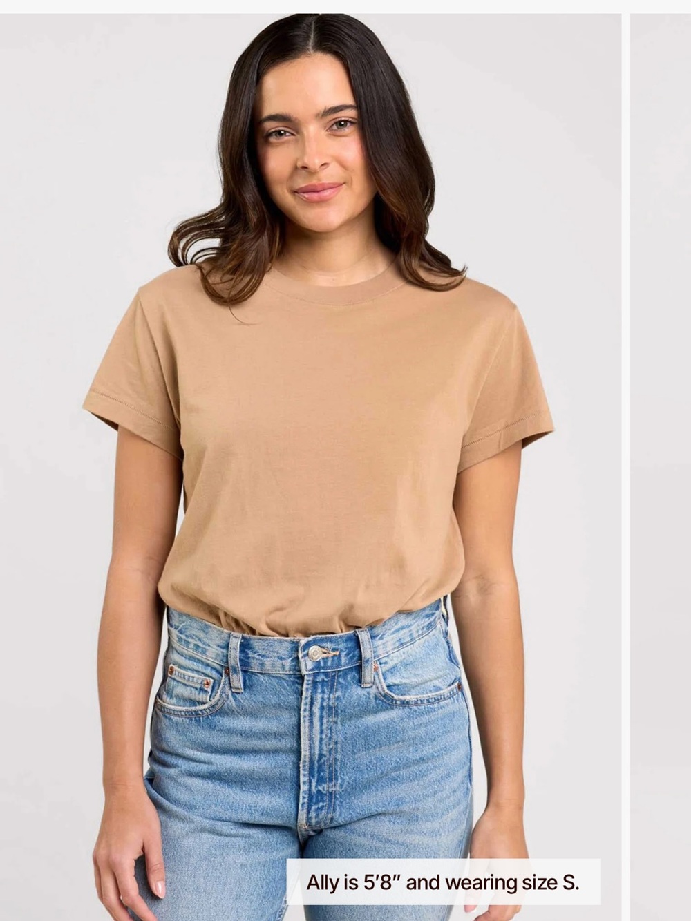 Nuuds Everyday T-Shirt Bodysuit in Cinnamon
